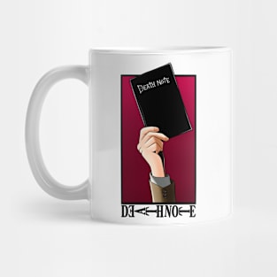 Light Holding Death Note Mug